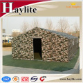 PE PVC green camouflage camping tent for military use